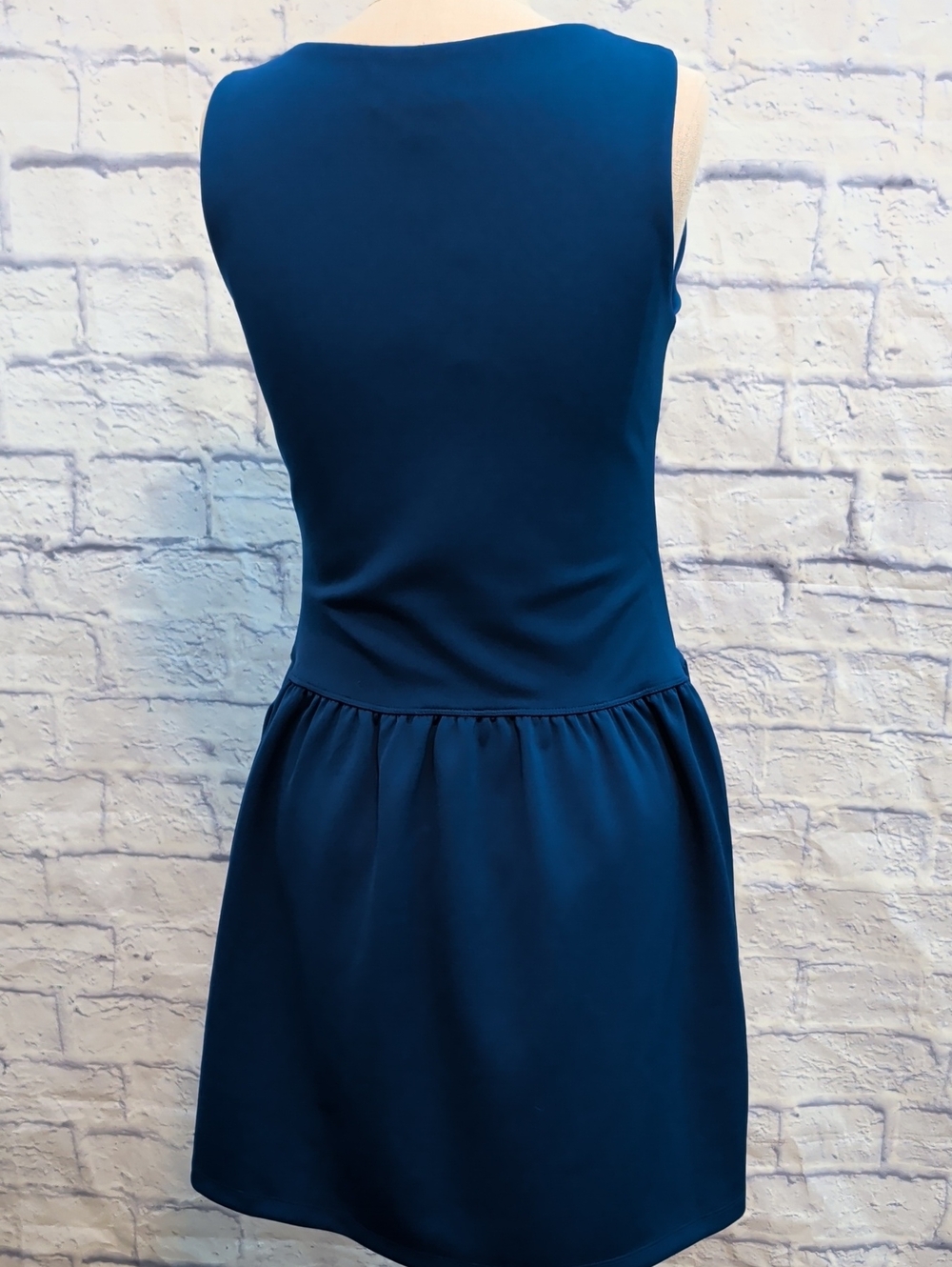 Cynthia Rowley Royal Blue Sleeveless Fit & Flare Dress w/ Pockets - Size 4 - Picture 4 of 6
